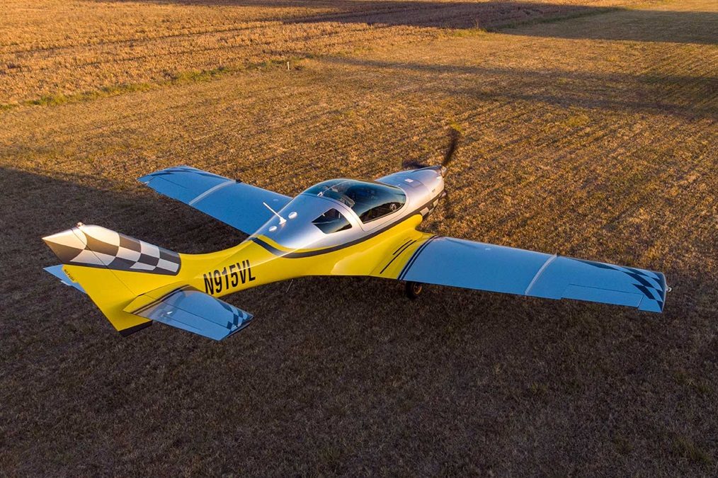 JMB VL3 on the ground at sunset